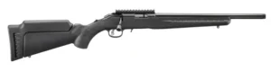 RUGER AMERICAN RIMFIRE 22WMR BOLT RIFLE 16.1"T.B. BLACK SYNTHETIC 1-9RD MAG