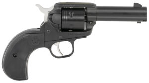 Ruger 2015 Wrangler 22 LR 6 Shot 3.75" Black Cerakote Steel Barrel, Black Cerakote Aluminum Frame, Black Cerakote Cylinder, Black Birdshead Grip, Exposed Hammer