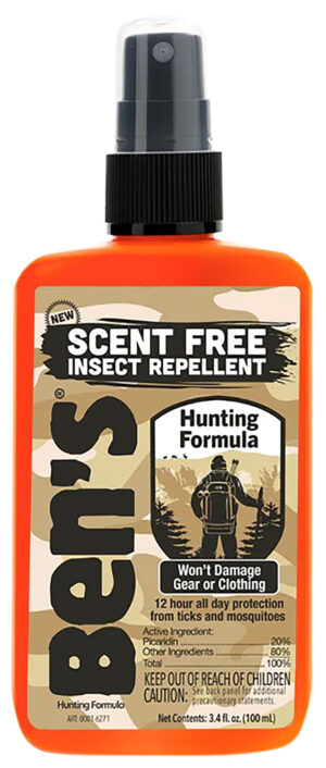 Ben's Unscented Insect Repellent Spray 3.4oz - 12hr Protection
