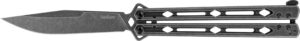 Kershaw Lucha BlackWash Butterfly Knife 4.6"