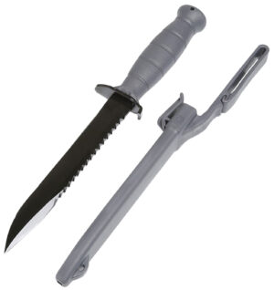 Glock Field Knife with Saw - Gray Carbon Steel Blade