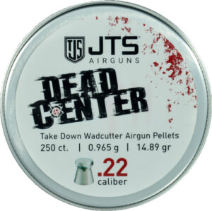 JTS Dead Center .22 Caliber Lead Wadcutter Pellets 250ct