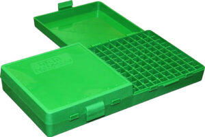 MTM Ammo Box 9mm Luger/380ACP 200-Rounds Green