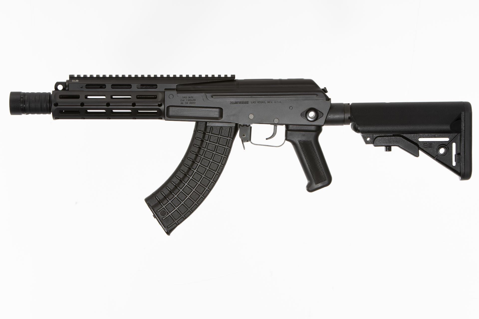 Arsenal SASM7K 7.62x39mm AK-20 SBR with Adjustable Gas System