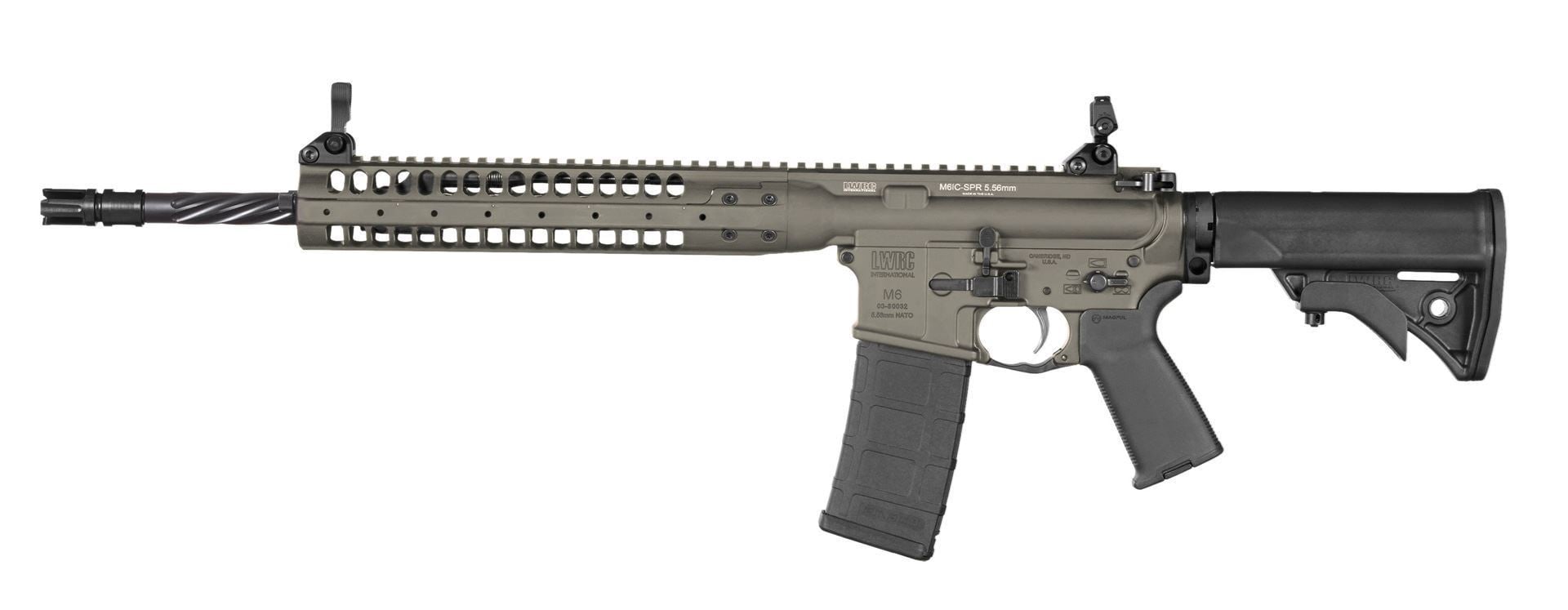 LWRC IC-SPR Tactical Rifle 5.56 NATO 16" Tungsten Grey
