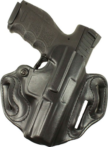 DESANTIS SPEED SCABBARD HOLSTR - RH OWB LEATHER JUDGE PD 2" BLK