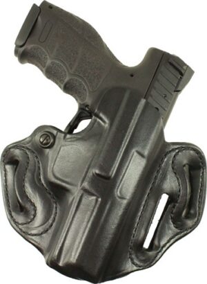 DESANTIS SPEED SCABBARD HOLSTR - RH OWB LEATHER JUDGE 3" BLK