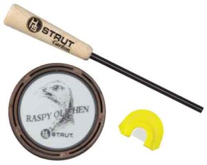 HS Strut Raspy Old Hen Turkey Call - Glass/Carbon