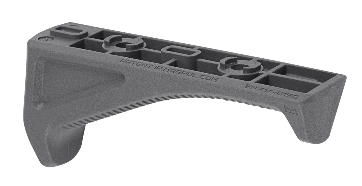 Magpul MAG598-GRY M-LOK AFG Gray Polymer Angled Foregrip for AR-Platform