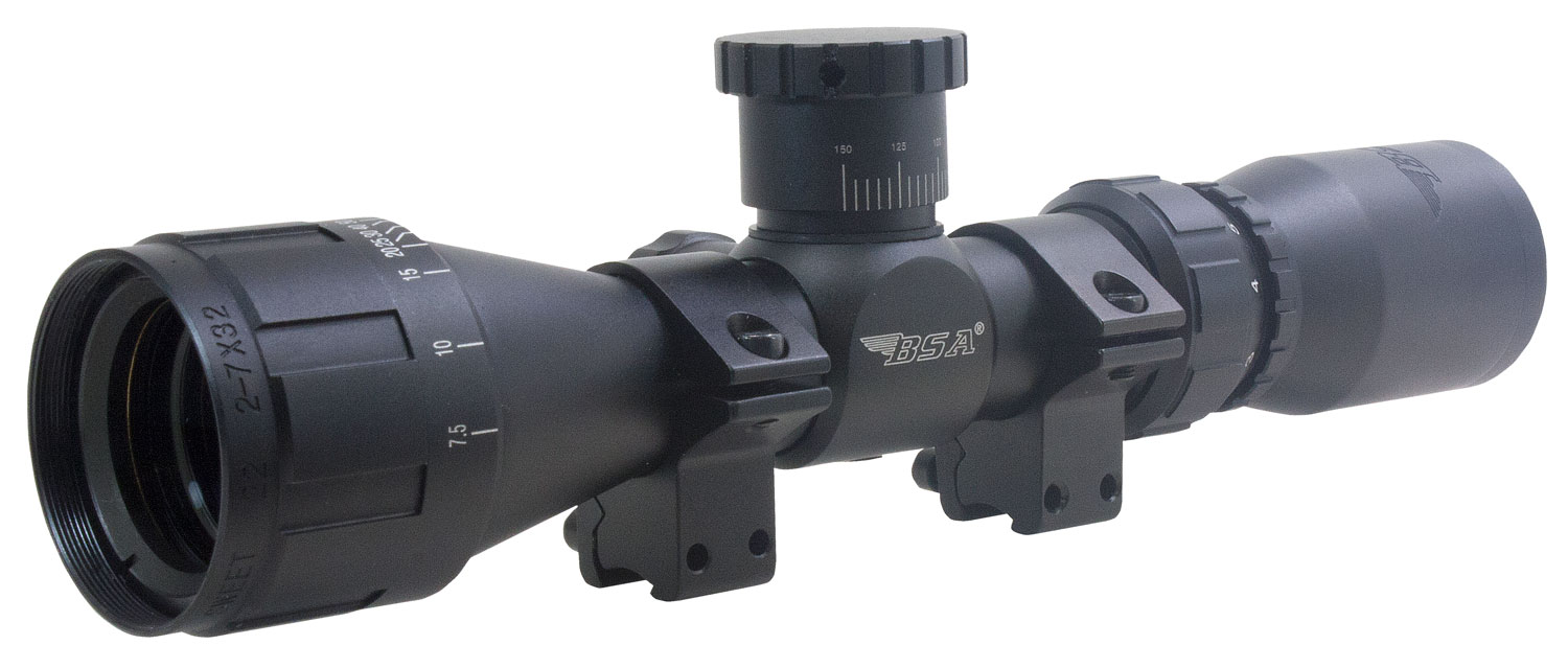 BSA Sweet 22 AO Compact Rifle Scope 2-7x32mm