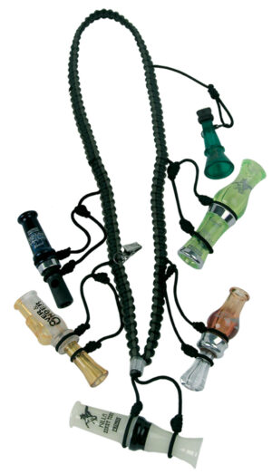 Primos Waterfowler's Call Lanyard - Black Nylon
