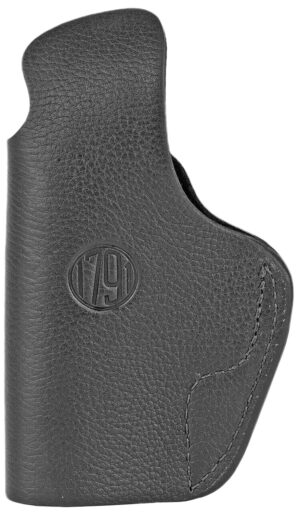 1791 Gunleather SCH5NSBR SCH  IWB Size 05 Night Sky Black Leather Belt Clip Fits H&K VP9SK/Taurus G3/Springfield XD-M Right Hand