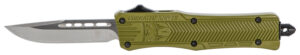 CobraTec CTK-1 2.75" OTF Knife - D2 Steel, OD Green