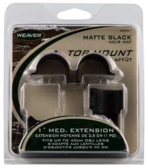 Weaver Detachable Top Mount Extension Rings 1" Medium