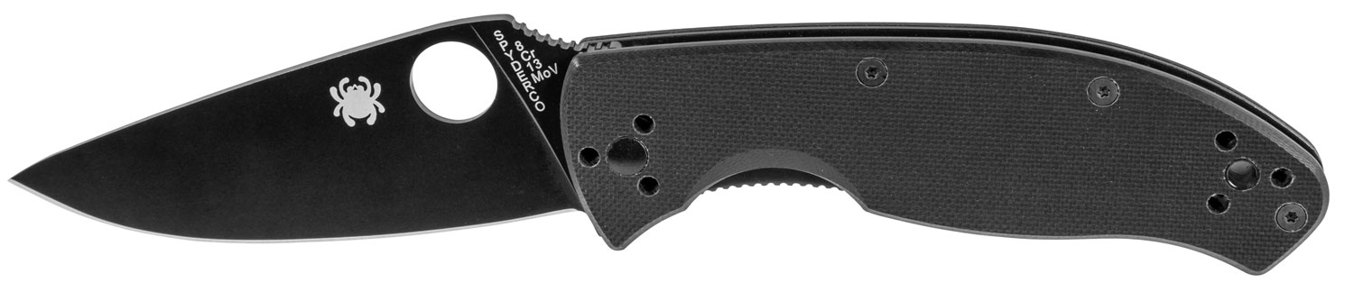 Spyderco Tenacious 3.39" Folding Knife - Black G10