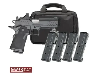 SPRINGFIELD ARMORY 1911 DS PRODIGY AOS 4.25" COMPACT U NOTCH W/ TRITIUM VIRIDIAN RFX11,BAG,4MAGS