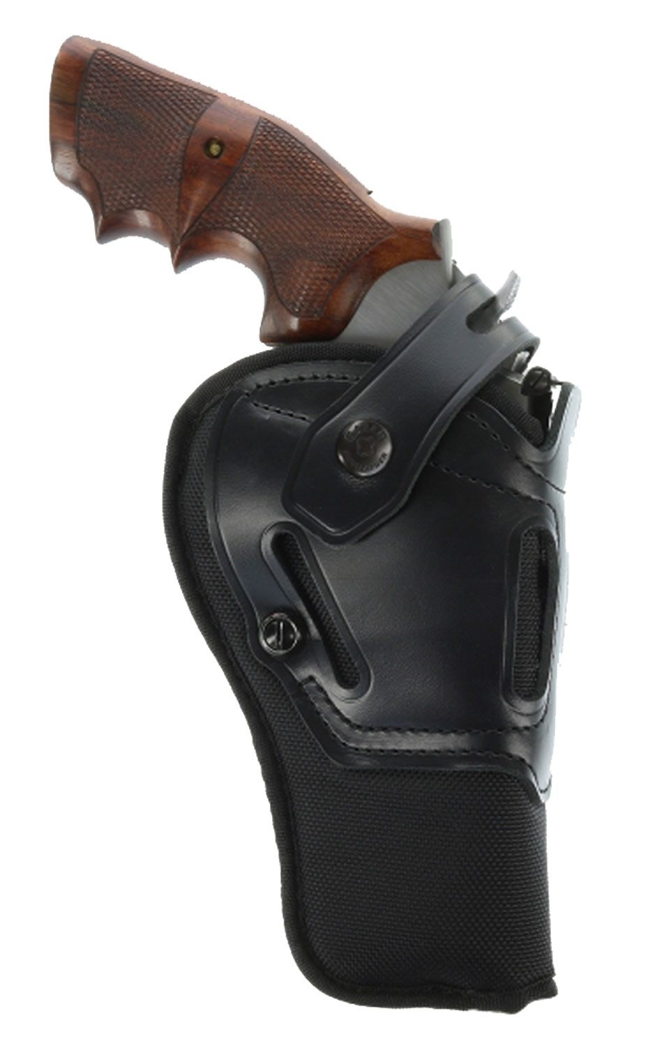 Galco SR84B Switchback OWB Black Leather Belt Slide Fits S&W X Frame 500 Fits 4" Barrel Ambidextrous