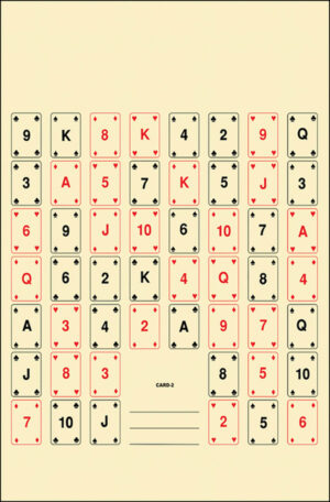 Action Target CARD2100 Entertainment  52 Playing Cards Paper 22.50" x 24" Multi-Color 100 Per Box