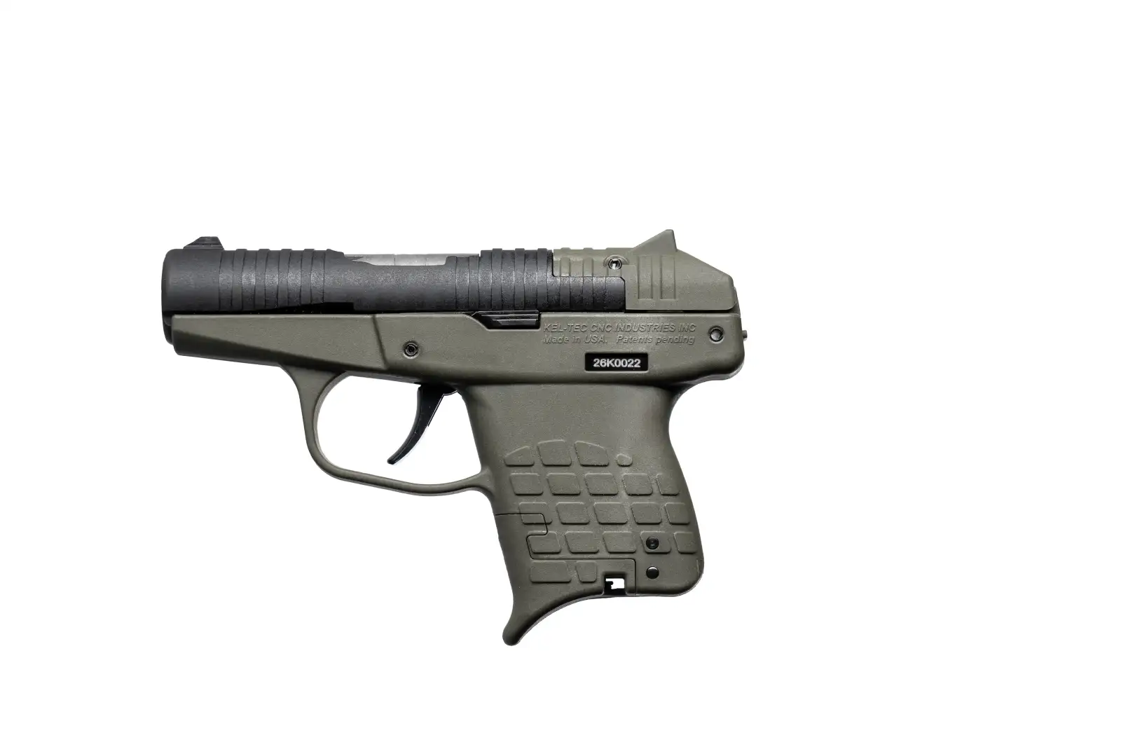 KelTec PR-3AT .380 ACP 10+1 Semi-Auto Handgun - Green/Black