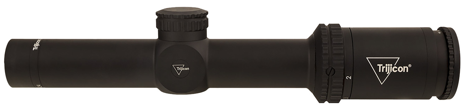 Trijicon 2800001 Ascent Matte Black 1-4x 24mm 30mm Tube BDC Target Holds Reticle