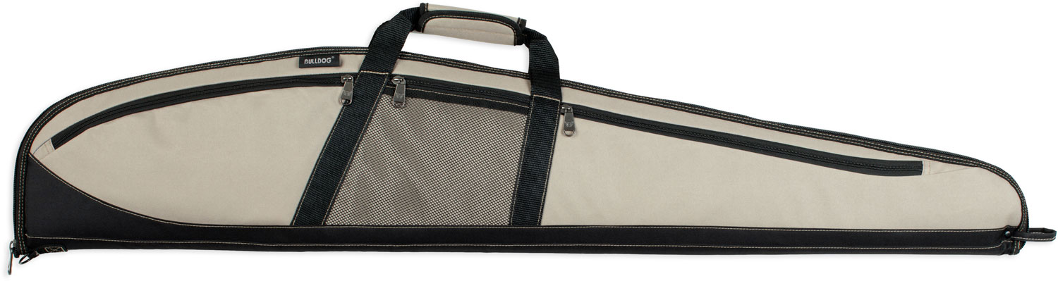 Bulldog Plus 48" Rifle Case with 3 Pockets - Taupe/Black
