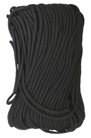 Tacshield 03010 550 Cord  Black Paracord 100' Long