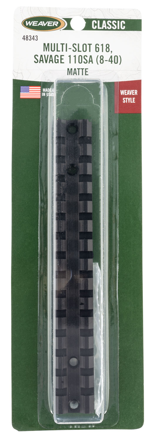 Weaver Multi-Slot Base for Savage 110 SA Matte