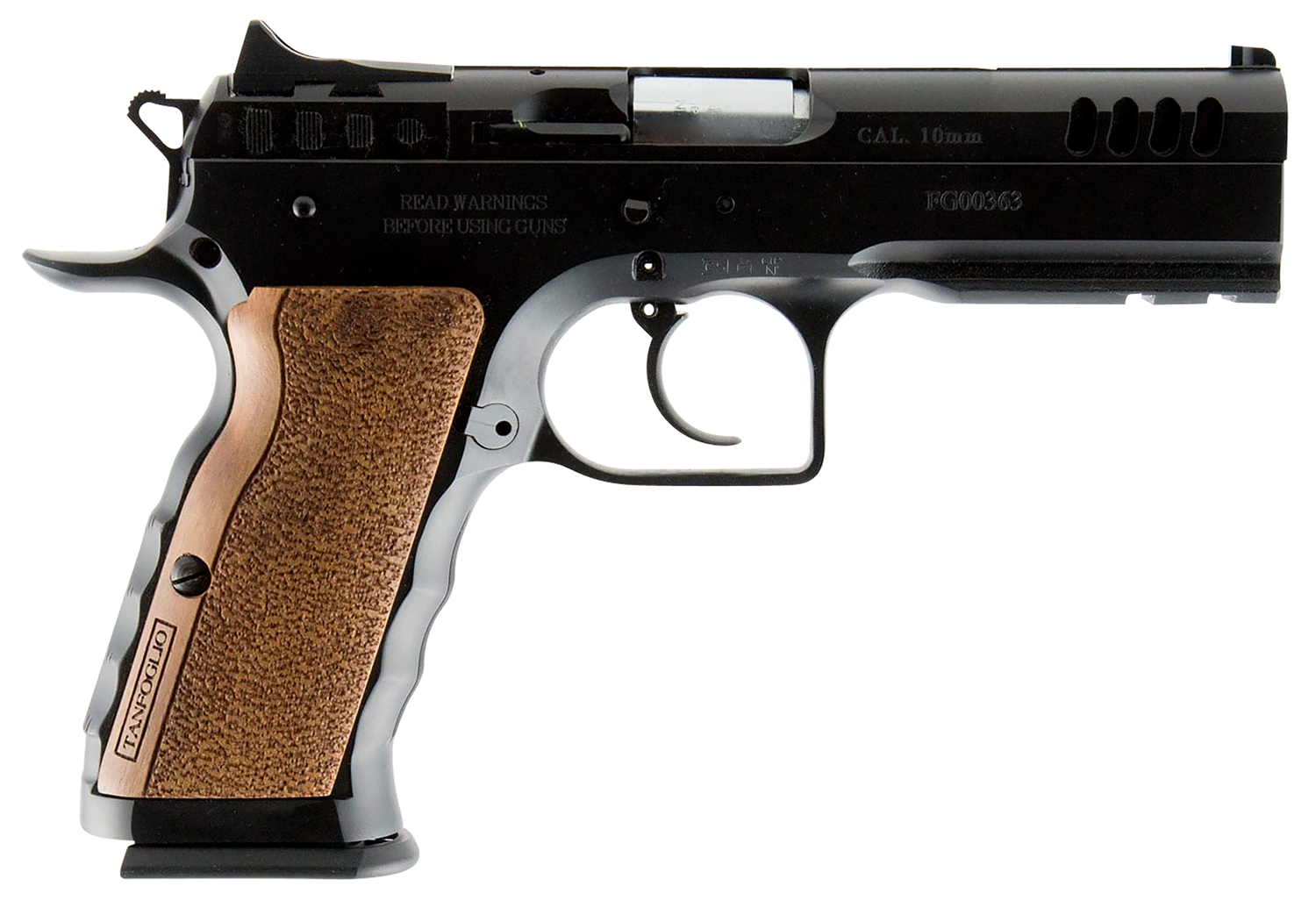 Tanfoglio Defiant Stock I 10mm Pistol - 4.5" Barrel