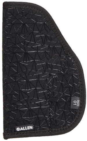 Allen 44901 Spiderweb In-The-Pocket Conceal Carry Holster Size 01 Black Nylon w/Web Grip Pattern, Compatible w/Glock 26/27/Medium Auto Ambidextrous