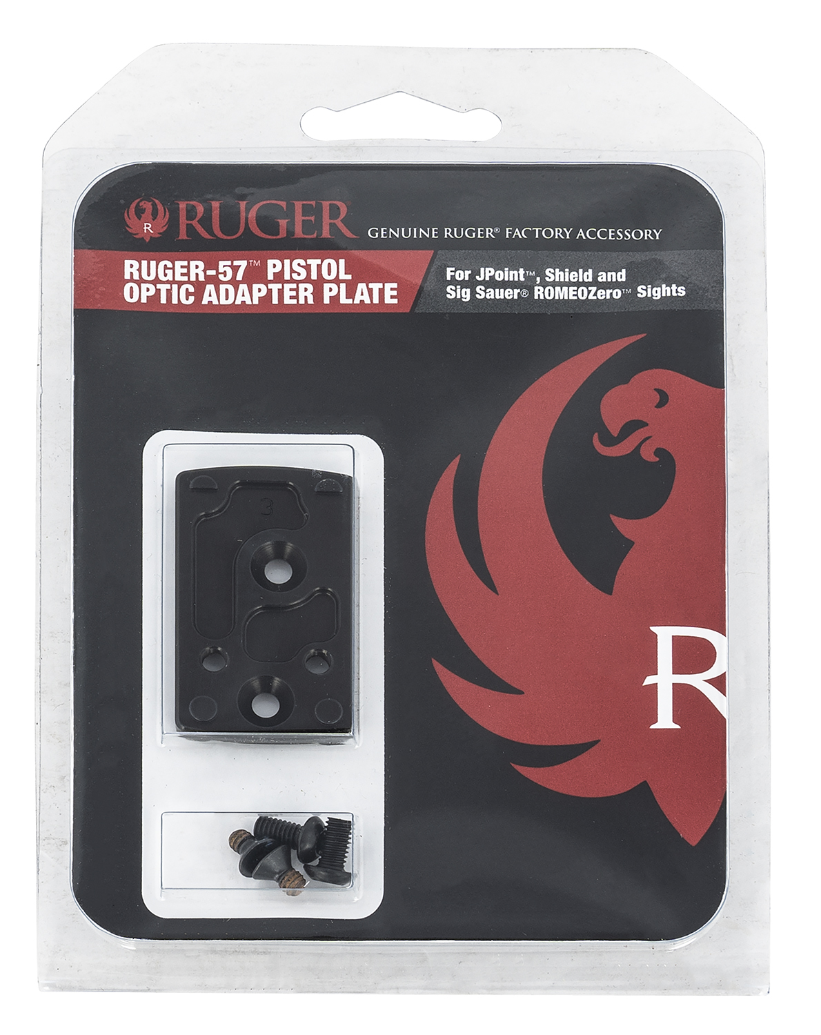 Ruger Ruger-57 Optic Adapter Plate - Black Anodized