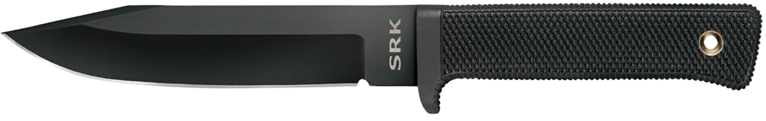 Cold Steel SRK SK-5 Fixed Blade Knife - 6" Black Blade