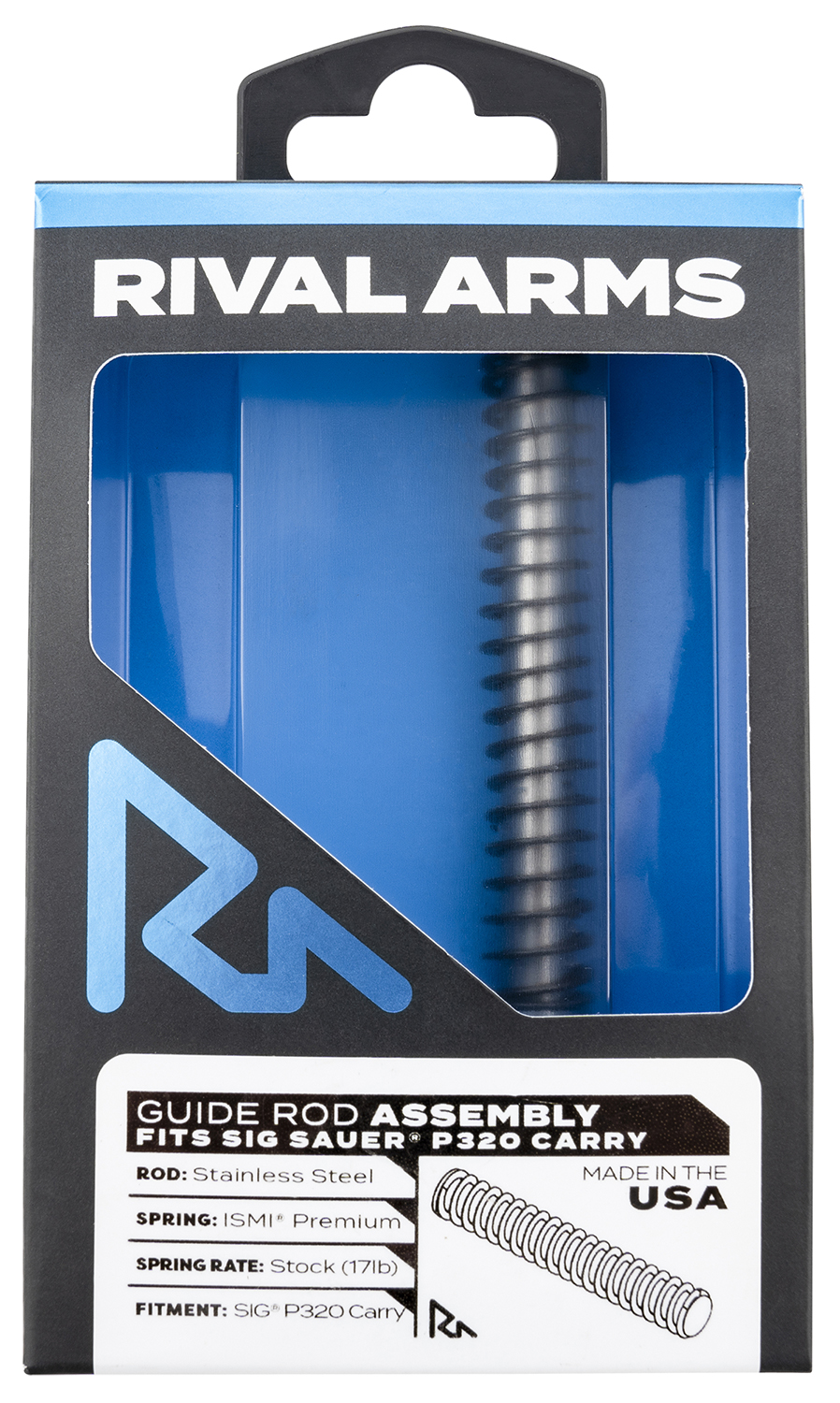 Rival Arms Stainless Steel Guide Rod for Sig P320 Carry