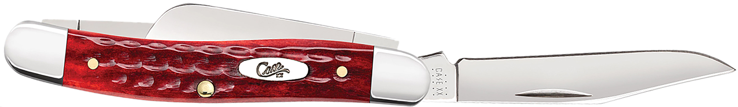 Case Medium Stockman Pocket Knife - Old Red Bone Handle