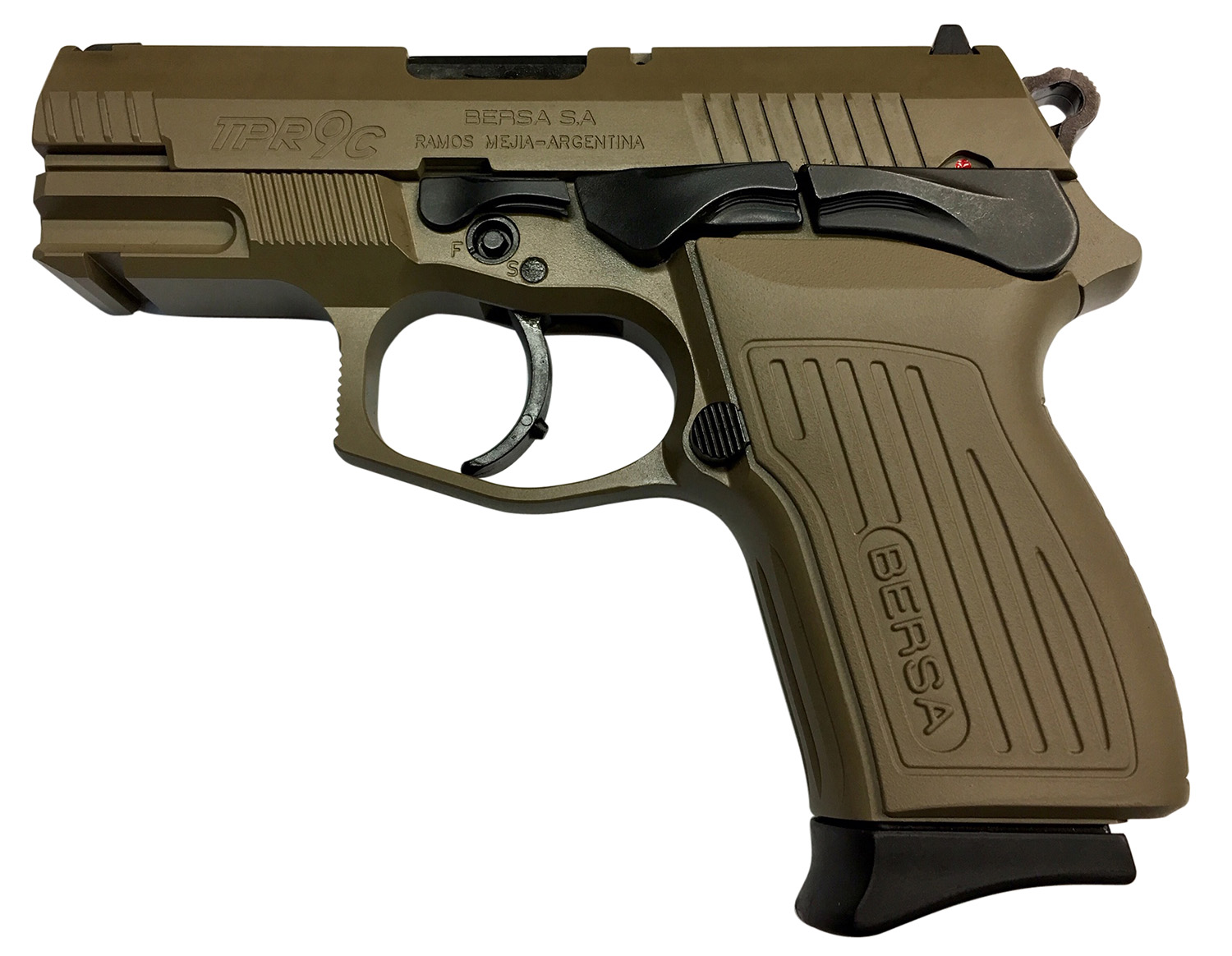 Bersa TPR9C FDE 9mm Pistol with Picatinny Rail