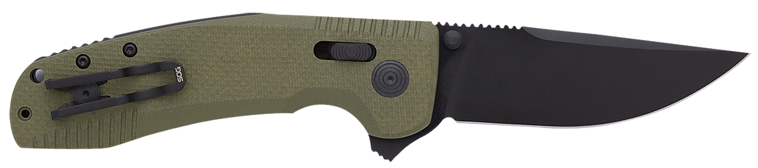SOG-TAC XR 3.39" Folding Knife with Cryo D2 Steel Blade