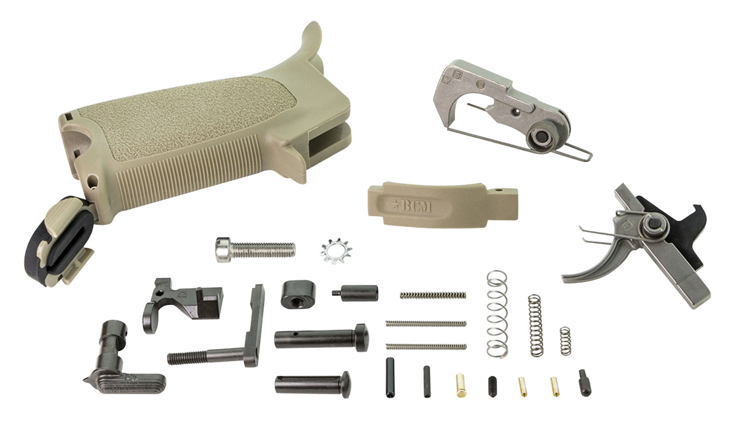 BCM ELPKFDE AR-15 Enhanced Polymer Grip Kit - FDE