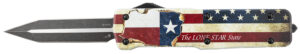 Templar Knife LZTX121 Texan Large OTF Dagger with D2 Steel