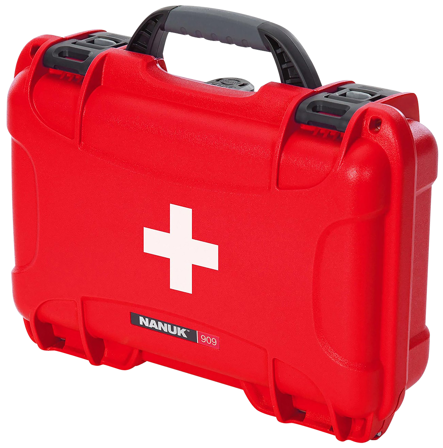 NANUK 909 Waterproof First Aid Case - Red Resin