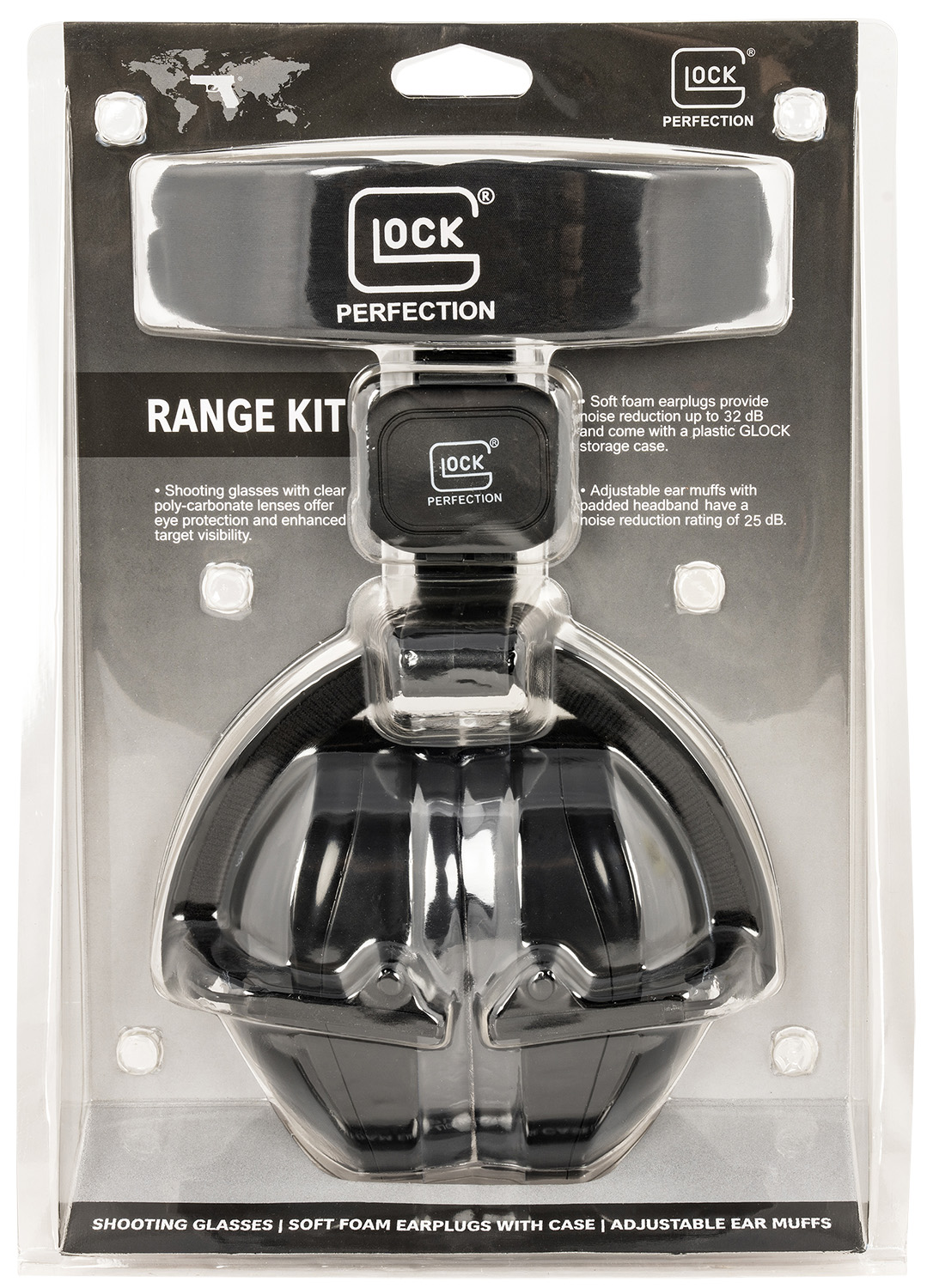 Glock AP60220 Range Kit with Hearing Protection