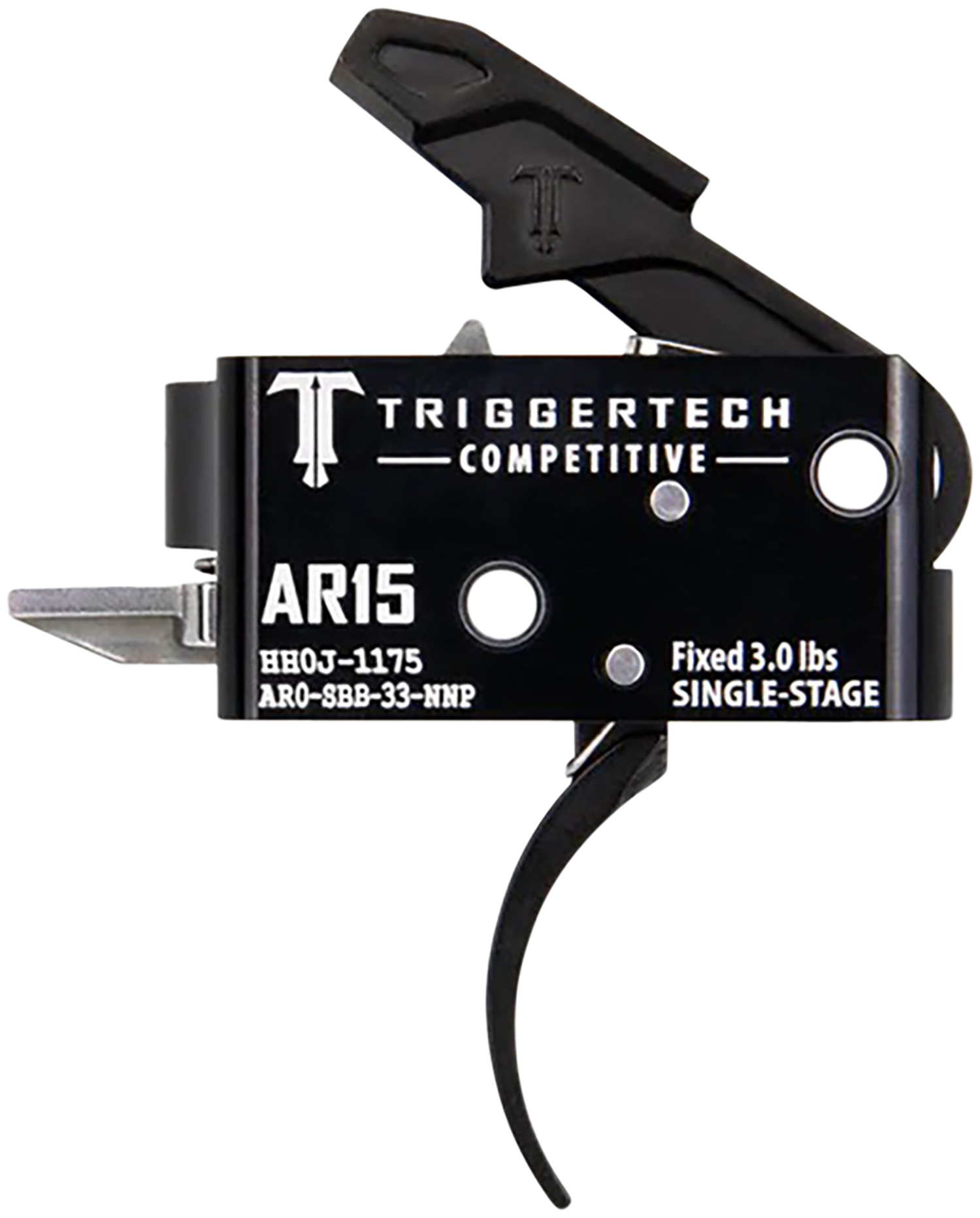TriggerTech Competitive Pro Curved AR-15 Trigger - 3 lbs