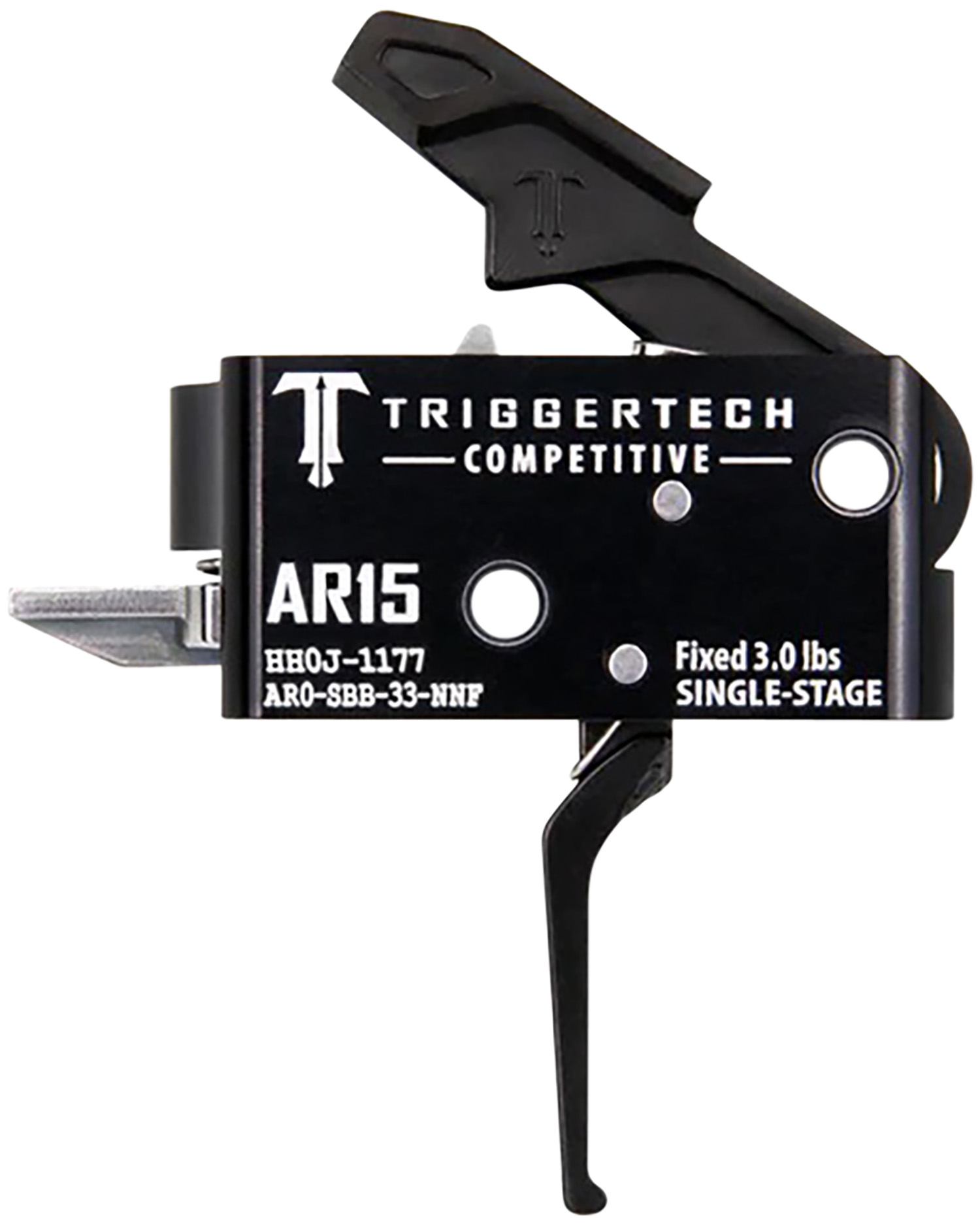 TriggerTech Competitive Flat AR-15 Trigger - 3 lbs