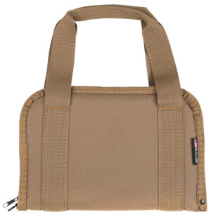 Allen 3642 Pistol Tote  Flat Dark Earth Endura 11.50" Long Lockable Holds 1 Handgun
