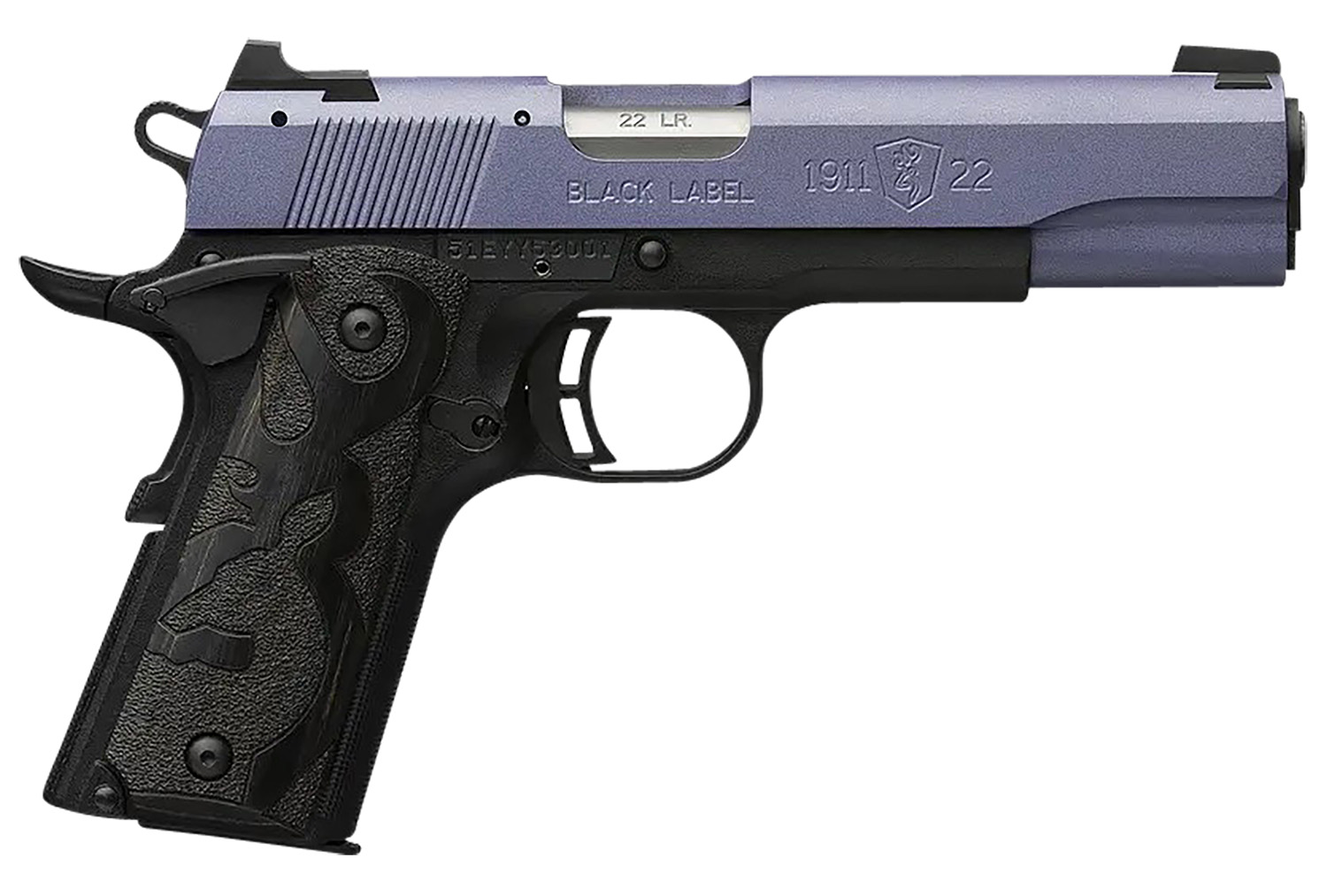 Browning 1911 Black Label .22 LR Pistol - Crushed Orchid