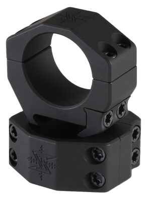 Seekins Precision 30mm Medium Scope Rings - Matte Black
