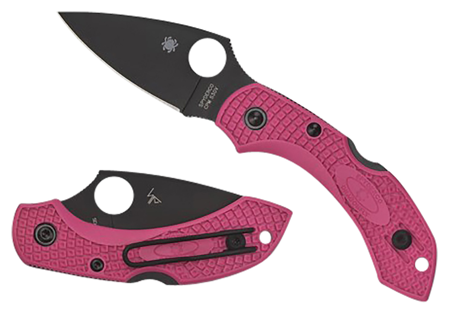 Spyderco Dragonfly 2 Folding Knife - Pink Handle