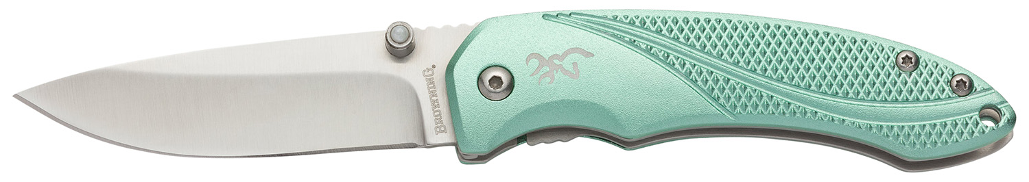 Browning Allure Mint Green EDC Pocket Knife 2.88" Blade