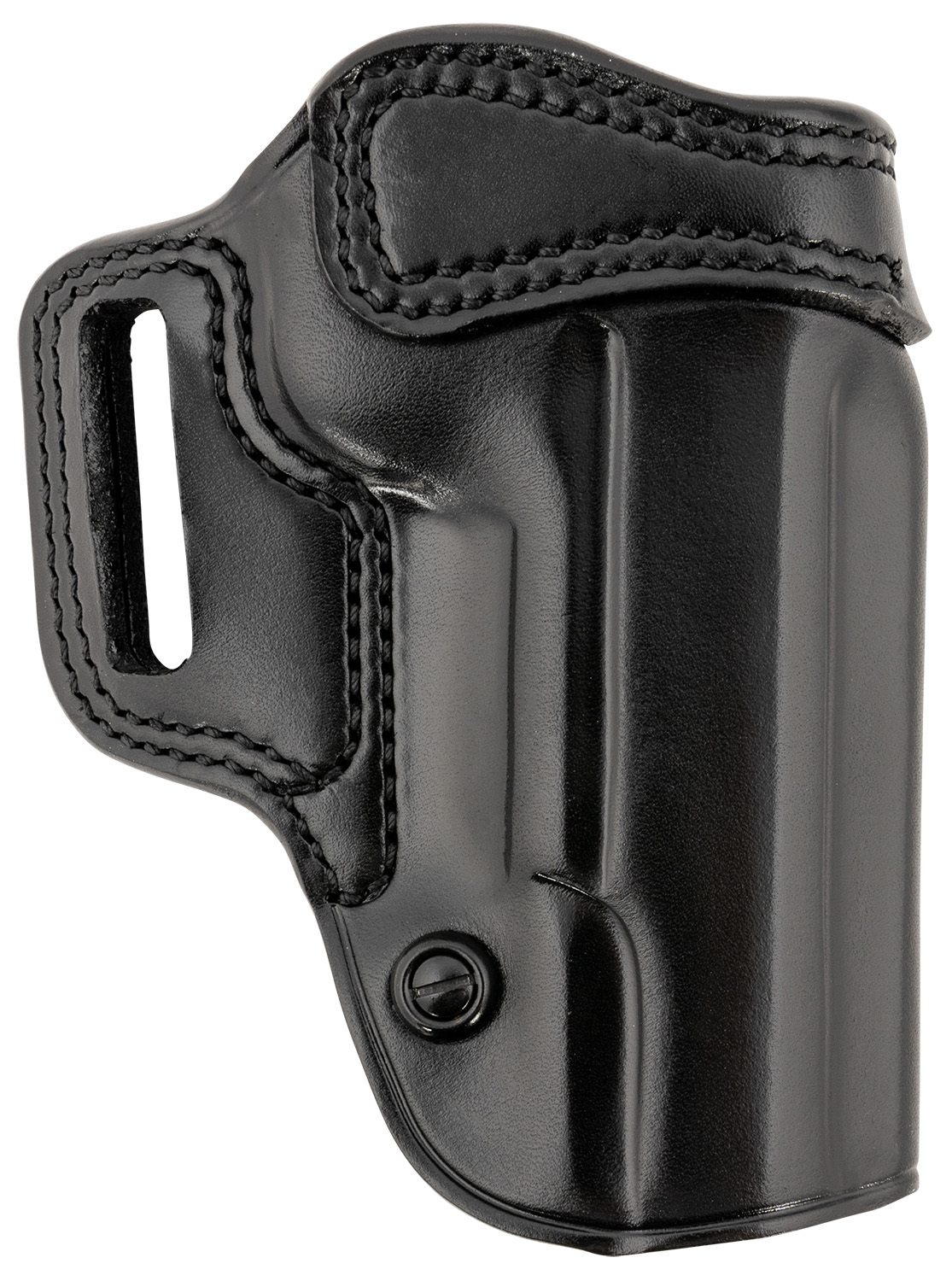 Galco AV212RB Avenger OWB Black Leather Fits 1911 5" Belt Slide, Right Hand