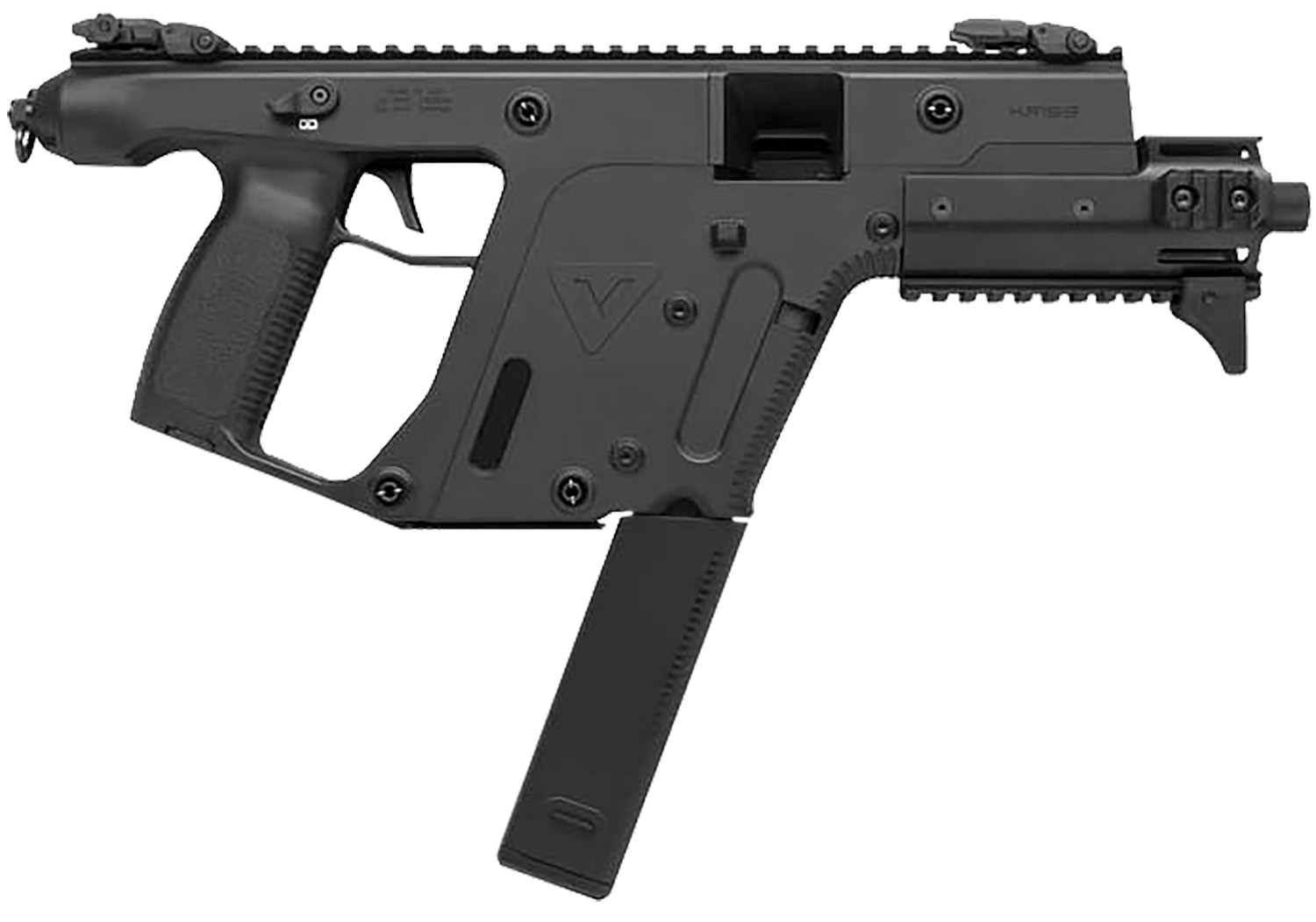 Kriss USA KV90PBL30 Vector Enhanced SDP Gen2 9mm Luger 40+1 6.50" Black Nitride Threaded Barrel, Black Picatinny Rail, MK5M Modular Rail, Black Polymer Grip, Glock Magazine Compatible