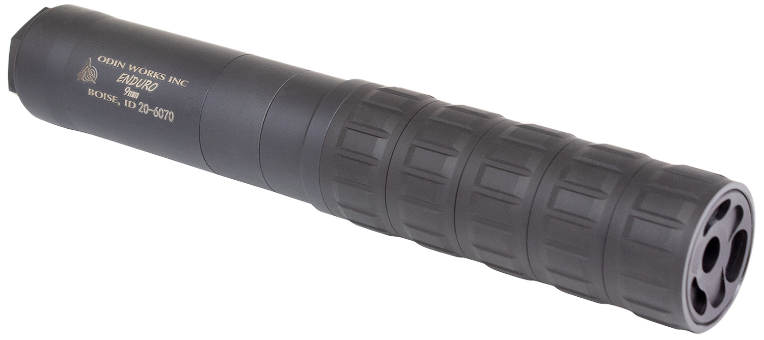 Odin Works Enduro 9mm Multi-Caliber Suppressor Black