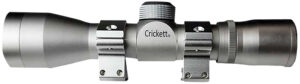 Crickett 4x32mm Silver Gun Scope with Rings